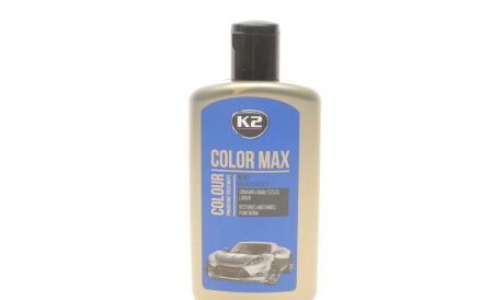 Поліроль для кузова з воском Color Max Blue (250ml) (відтіняючий блакитний) - K2 K020BLUE