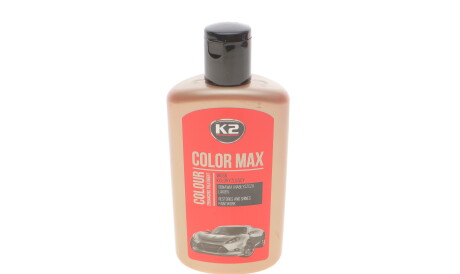 Поліроль для кузова з воском Color Max Red (250ml) (відтіняючий червоний) - (000986467409) K2 K020RED