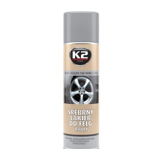 Lakier do felg srebrny фарба для дисків коліс срібна 500 мл (аерозоль) new - K2 L332