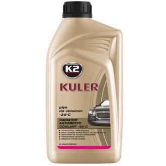 Антифриз Kuler Long Life Pink Ready-mix -35°C розовый, 1л - K2 T201R (фото 1)