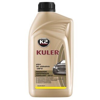 Антифриз Kuler Long Life Yellow Ready-mix -35°C желтый, 1л - K2 T201Y (фото 1)