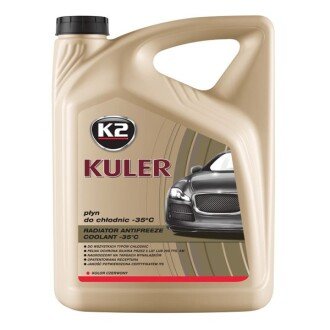 Антифриз Kuler Long Life Red Ready-mix -35°C червоний, 5л - K2 T205C