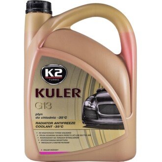 Антифриз Kuler Long Life G13 -35°C рожевий, 5л - K2 T205R