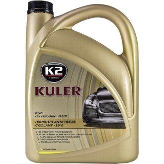 Антифриз Kuler Long Life G13 -35°C жовтий, 5л - K2 T205Y