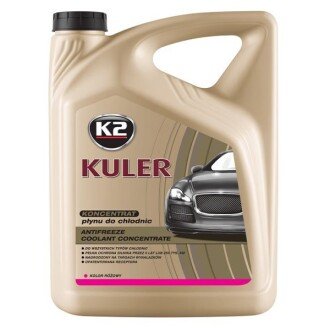 Антифриз-концентрат Kuler Long Life Pink Concentrate -80°C рожевий, 5л - K2 T215R