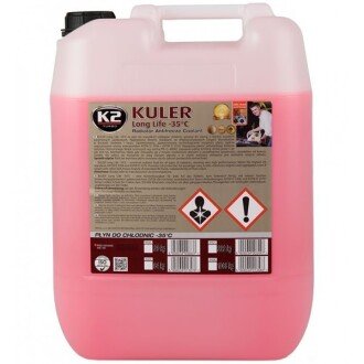 Антифриз Kuler Long Life Red Ready-mix -35°C красный, 20л - K2 W406C