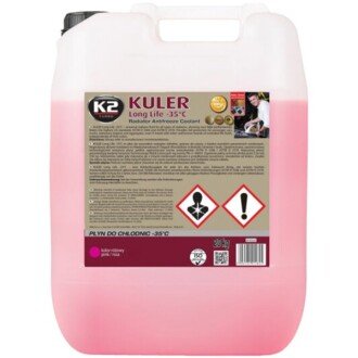 Антифриз Kuler Long Life G13 -35°C рожевий, 20л - K2 W406R
