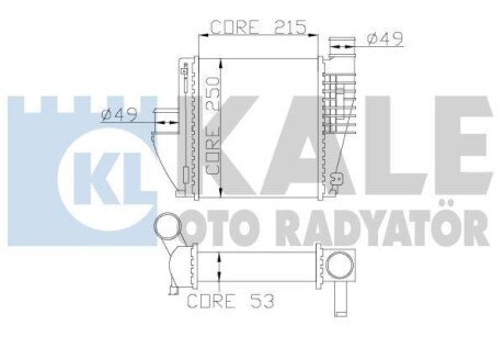 Інтеркулер Citroen C4 Grand Picasso II, C4 Picasso II OTO RADYATOR - (3637170, 9675627980) Kale 342815