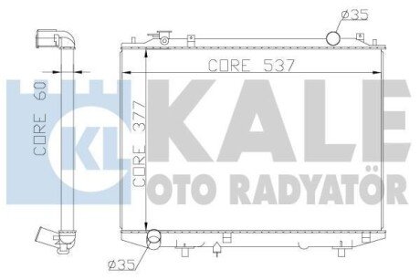 Радіатор охолодження Ford Ranger - Mazda B-Serie, Bt-50 Radiator OTO RADYATOR - (1378035, WL2115200B, 3599738) Kale 356200