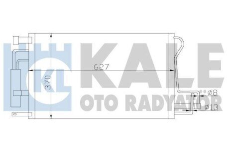 Радіатор кондиціонера Hyundai Tucson, Kia Sportage OTO RADYATOR - (976061F000, 976062E000, 976062E100) Kale 379900