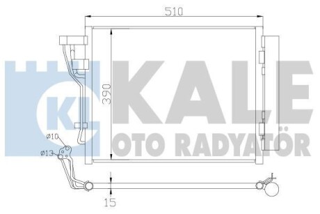 Радиатор кондиционера Hyundai I30, Kia CeeD, CeeD Sw, Pro CeeD OTO RADYATOR - Kale 391600