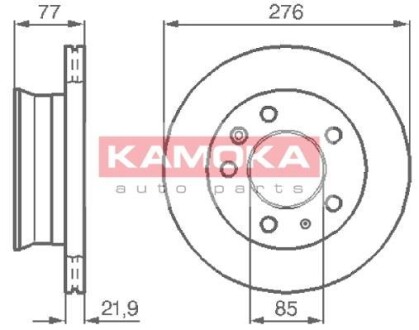 Тормозной диск - KAMOKA 103306