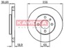 Тормозной диск - (321615301D, 6N0615301D) KAMOKA 103414 (фото 1)