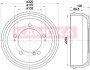 Тормозной барабан - (4500099, 7700302145, 9160399) KAMOKA 104030 (фото 1)