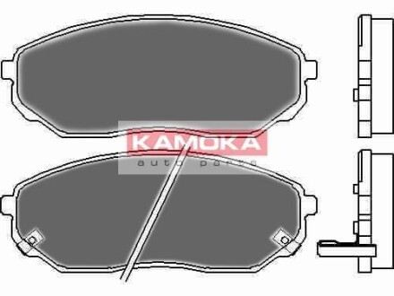 Комплект тормозных колодок, дисковый тормоз - KAMOKA JQ101115