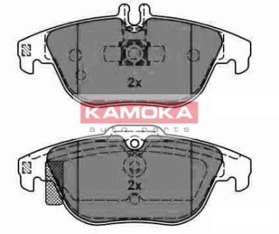 Комплект тормозных колодок, дисковый тормоз - KAMOKA JQ101117