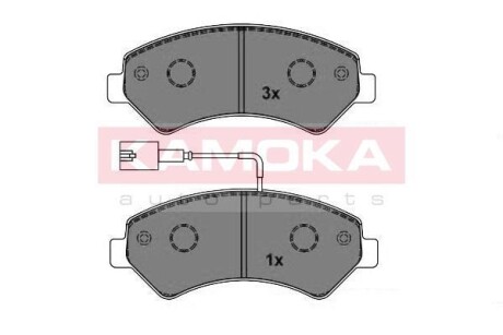 Klocki hamulc. citroen jumper 06- - KAMOKA JQ101150