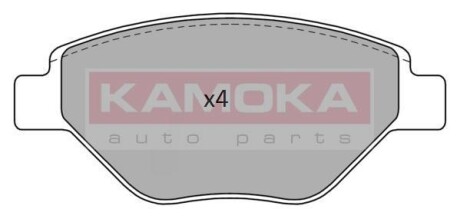 Klocki hamulc. renault megane ii 1.4 02 (kpl.) - KAMOKA JQ101153