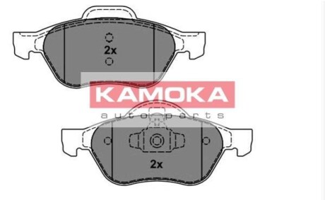 Комплект тормозных колодок, дисковый тормоз - KAMOKA JQ101162