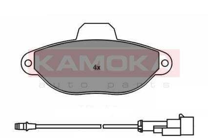 Комплект тормозных колодок, дисковый тормоз - KAMOKA JQ1011850