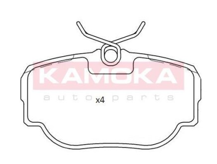 Комплект тормозных колодок - KAMOKA JQ101189