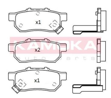 Гальмiвнi колодки дисковi - KAMOKA JQ101191