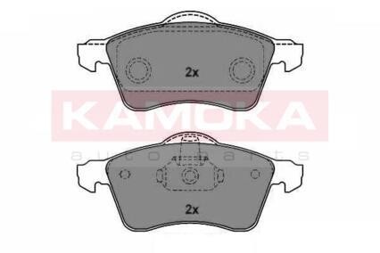 Комплект тормозных колодок, дисковый тормоз - KAMOKA JQ1012091