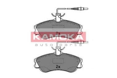 Комплект тормозных колодок, дисковый тормоз - KAMOKA JQ1012224