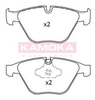 Комплект тормозных колодок - KAMOKA JQ101222