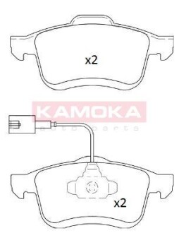 Гальмiвнi колодки дисковi - KAMOKA JQ101239