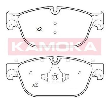 Комплект тормозных колодок - KAMOKA JQ101244