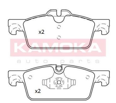 Гальмiвнi колодки дисковi - KAMOKA JQ101248