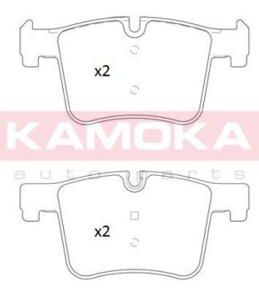 Гальмiвнi колодки дисковi - KAMOKA JQ101249