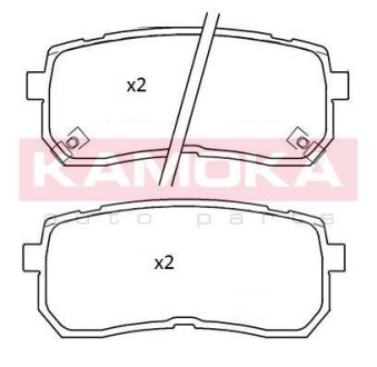 Комплект тормозных колодок - KAMOKA JQ101264