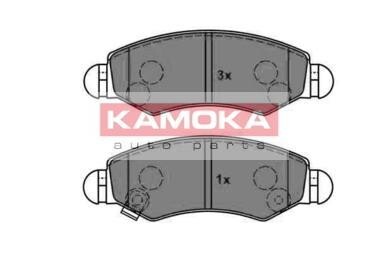 Комплект тормозных колодок, дисковый тормоз - (5581083E00, 4706835, 9214424) KAMOKA JQ1012846