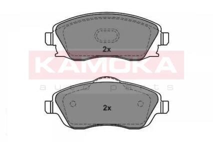 Комплект тормозных колодок, дисковый тормоз - KAMOKA JQ1012848