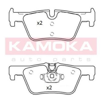 Комплект тормозных колодок - (34216850569) KAMOKA JQ101295 (фото 1)