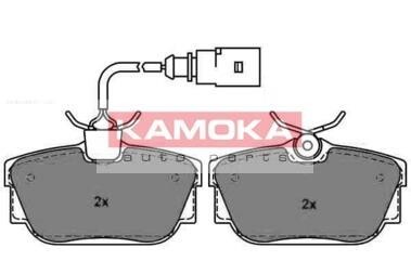 Комплект тормозных колодок, дисковый тормоз - KAMOKA JQ1012964