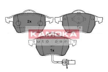 Комплект тормозных колодок, дисковый тормоз - KAMOKA JQ1012992