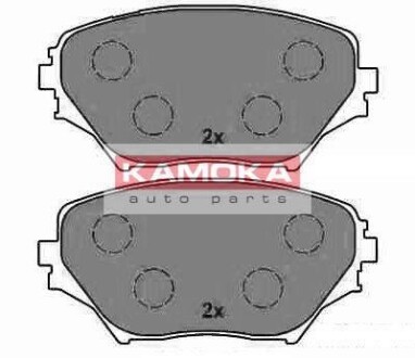 Комплект тормозных колодок, дисковый тормоз - KAMOKA JQ1013028