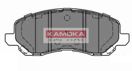 Комплект тормозных колодок, дисковый тормоз - KAMOKA JQ1013242