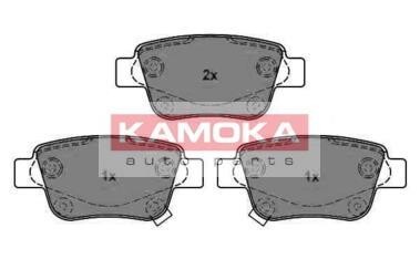 Комплект тормозных колодок, дисковый тормоз - KAMOKA JQ1013298