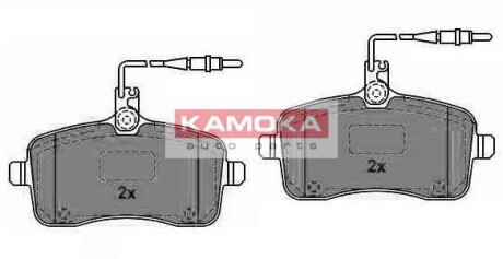 Комплект тормозных колодок, дисковый тормоз - KAMOKA JQ1013450