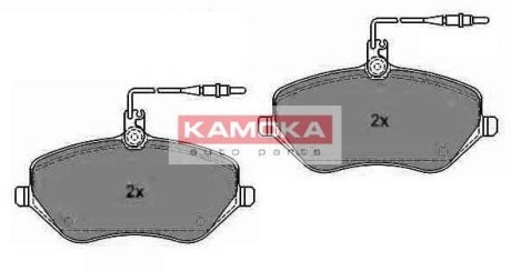 Комплект тормозных колодок, дисковый тормоз - KAMOKA JQ1013452