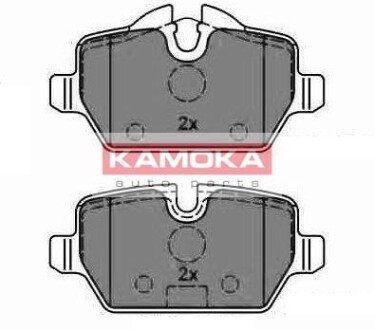 Комплект тормозных колодок, дисковый тормоз - KAMOKA JQ1013612