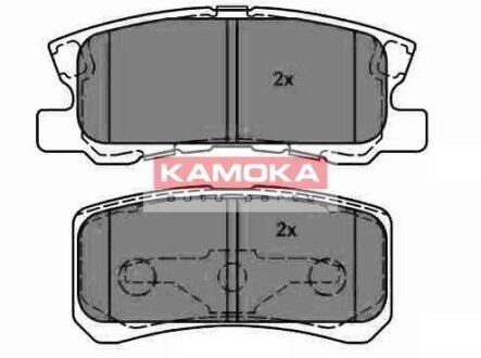 Комплект тормозных колодок, дисковый тормоз - KAMOKA JQ1013678