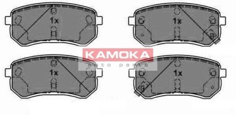 Комплект тормозных колодок, дисковый тормоз - KAMOKA JQ1013804