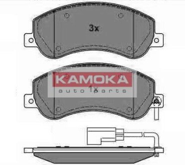 Комплект тормозных колодок, дисковый тормоз - KAMOKA JQ1013856