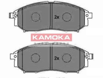 Комплект тормозных колодок, дисковый тормоз - KAMOKA JQ1013994