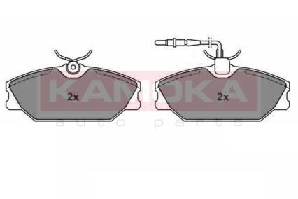 Комплект тормозных колодок, дисковый тормоз - KAMOKA JQ101812